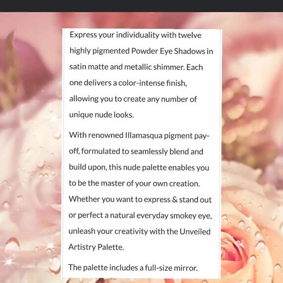 ILLAMASQUA Unveiled Artistry Palette 12 Intense Shades Matte Satin & Shimmer - Picture 7 of 9